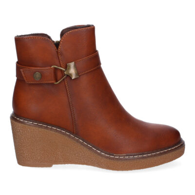 Botines de Cuña para Mujer Comodos, Diseño Elegante con Cremallera - Imagen 2