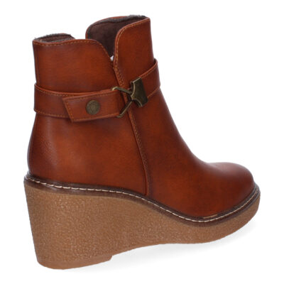 Botines de Cuña para Mujer Comodos, Diseño Elegante con Cremallera - Imagen 4