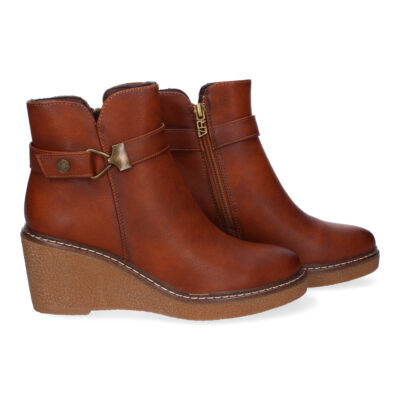 Botines de Cuña para Mujer Comodos, Diseño Elegante con Cremallera - Imagen 5