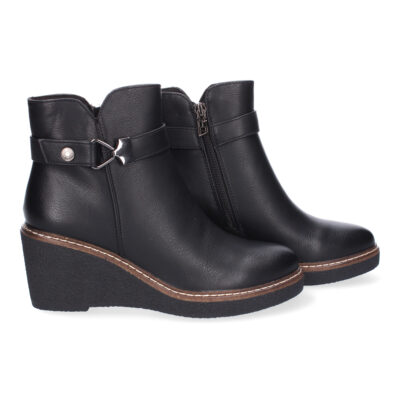 Botines de Cuña para Mujer Comodos, Diseño Elegante con Cremallera - Imagen 5