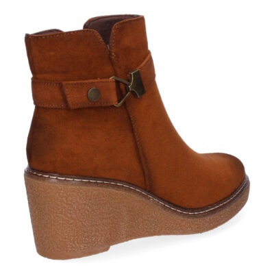 Botines de Cuña para Mujer Comodos, Diseño Elegante con Cremallera - Imagen 4