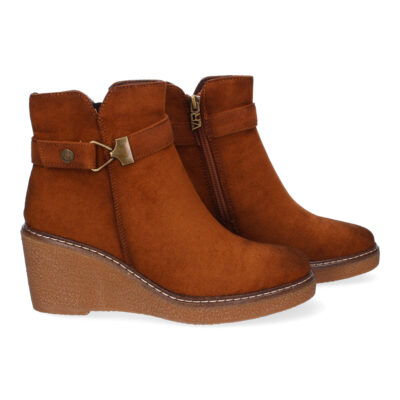 Botines de Cuña para Mujer Comodos, Diseño Elegante con Cremallera - Imagen 5