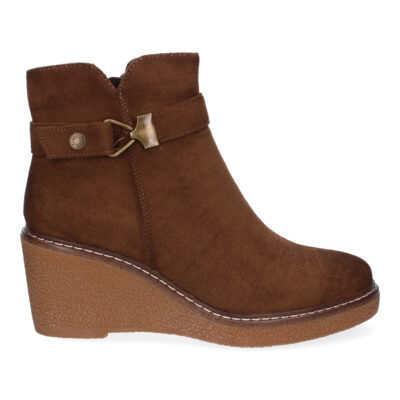 Botines de Cuña para Mujer Comodos, Diseño Elegante con Cremallera - Imagen 2