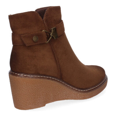 Botines de Cuña para Mujer Comodos, Diseño Elegante con Cremallera - Imagen 4