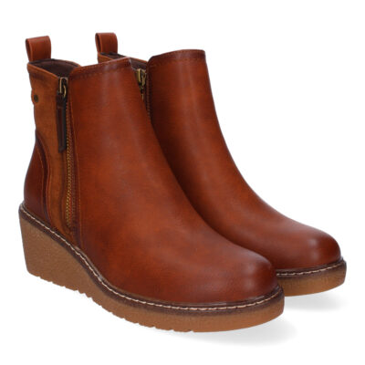 Botines de Cuña para Mujer Comodos, Diseño Elegante con Cremallera