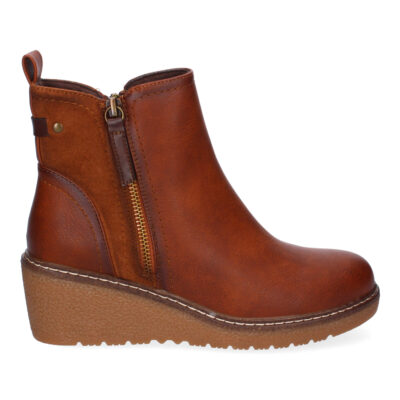 Botines de Cuña para Mujer Comodos, Diseño Elegante con Cremallera - Imagen 2