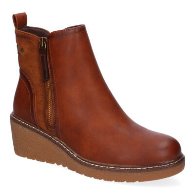Botines de Cuña para Mujer Comodos, Diseño Elegante con Cremallera - Imagen 3