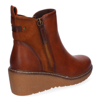 Botines de Cuña para Mujer Comodos, Diseño Elegante con Cremallera - Imagen 4
