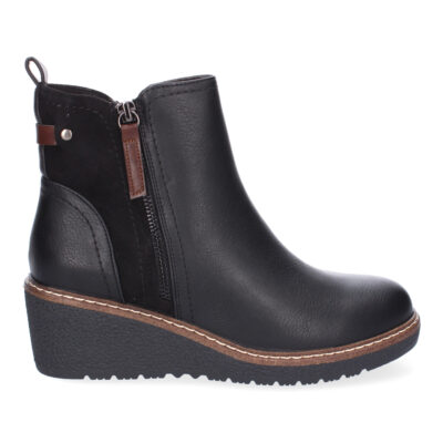 Botines de Cuña para Mujer Comodos, Diseño Elegante con Cremallera - Imagen 2