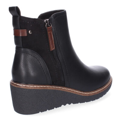Botines de Cuña para Mujer Comodos, Diseño Elegante con Cremallera - Imagen 4