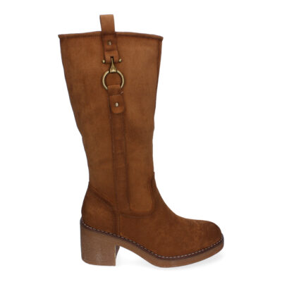 Botas de Tacón para Mujer, Comodas y Elegantes, Adorno de Hebilla - Imagen 2