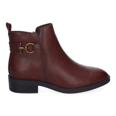 Botines de Tacón Campero para Mujer, Comodos y Eleganes, Adorno Metalico - Imagen 2