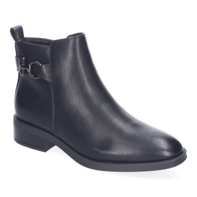 Botines de Tacón Campero para Mujer, Comodos y Eleganes, Adorno Metalico - Imagen 3