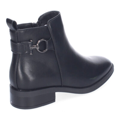 Botines de Tacón Campero para Mujer, Comodos y Eleganes, Adorno Metalico - Imagen 4