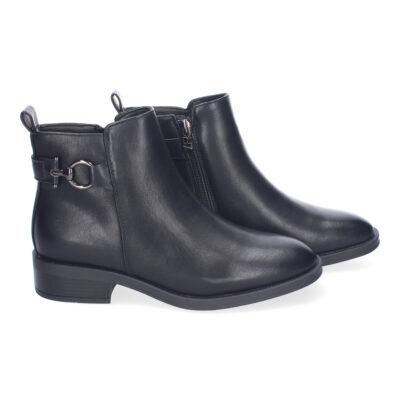 Botines de Tacón Campero para Mujer, Comodos y Eleganes, Adorno Metalico - Imagen 5