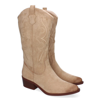 Bota de Mujer Estilo Cowboy con Detalles Elegantes y Comodidad para el Día a Día, Perfectas para Salidas Informales o Eventos Especiales, Diseño Clásico que Aporta un Toque Chic