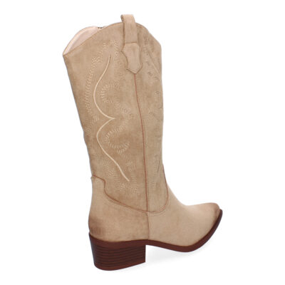 Bota de Mujer Estilo Cowboy con Detalles Elegantes y Comodidad para el Día a Día, Perfectas para Salidas Informales o Eventos Especiales, Diseño Clásico que Aporta un Toque Chic - Imagen 4