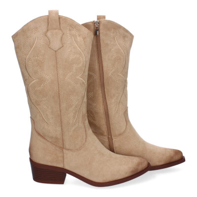 Bota de Mujer Estilo Cowboy con Detalles Elegantes y Comodidad para el Día a Día, Perfectas para Salidas Informales o Eventos Especiales, Diseño Clásico que Aporta un Toque Chic - Imagen 5