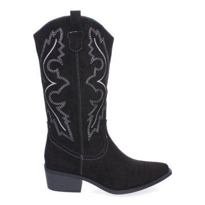 Bota de Mujer Estilo Cowboy con Detalles Elegantes y Comodidad para el Día a Día, Perfectas para Salidas Informales o Eventos Especiales, Diseño Clásico que Aporta un Toque Chic - Imagen 2