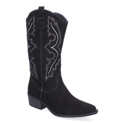 Bota de Mujer Estilo Cowboy con Detalles Elegantes y Comodidad para el Día a Día, Perfectas para Salidas Informales o Eventos Especiales, Diseño Clásico que Aporta un Toque Chic - Imagen 3