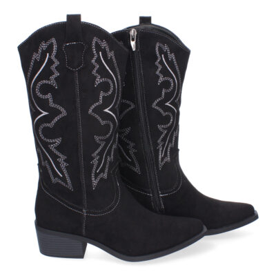 Bota de Mujer Estilo Cowboy con Detalles Elegantes y Comodidad para el Día a Día, Perfectas para Salidas Informales o Eventos Especiales, Diseño Clásico que Aporta un Toque Chic - Imagen 5