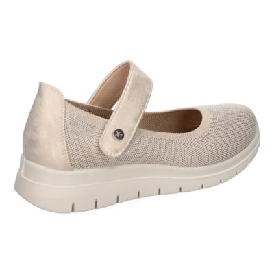 Zapatilla Plana Comoda para Mujer, Material Elastico, Cierre de Velcro - Imagen 4