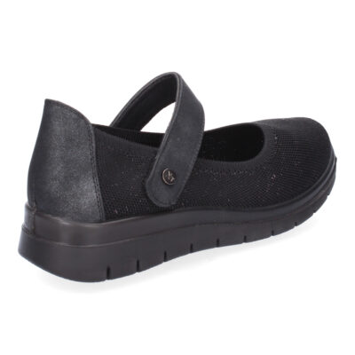Zapatilla Plana Comoda para Mujer, Material Elastico, Cierre de Velcro - Imagen 4
