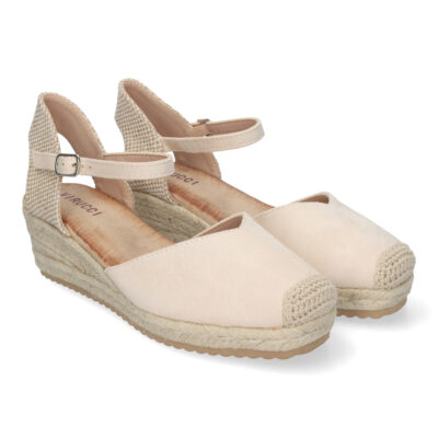 Sandalia de Cuña para Mujer, Cómodas y Elegantes, Forradas de Yute
