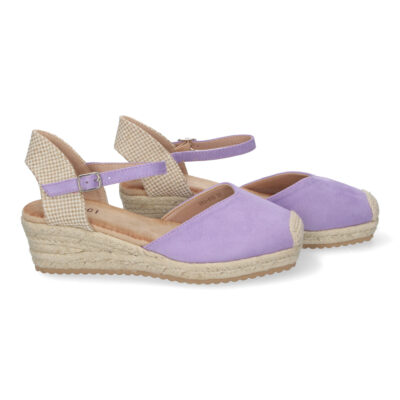 Sandalia de Cuña para Mujer, Cómodas y Elegantes, Forradas de Yute - Imagen 5