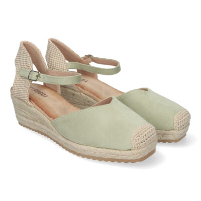 Sandalia de Cuña para Mujer, Cómodas y Elegantes, Forradas de Yute