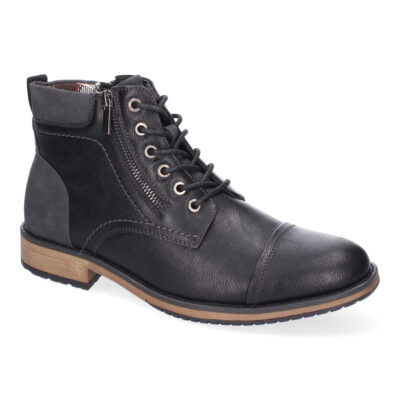 Botines de Hombre, Comodos y Elegantes, Diseño Clasico con Punta Redonda - Imagen 3