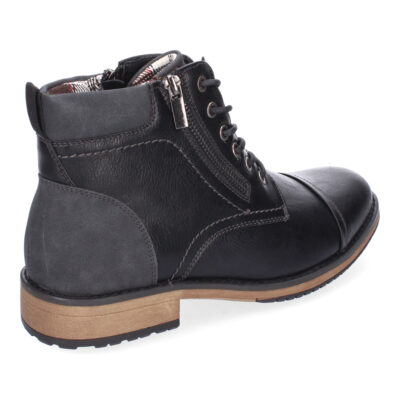 Botines de Hombre, Comodos y Elegantes, Diseño Clasico con Punta Redonda - Imagen 4