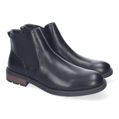 Botines de Hombre Elegantes, Diseño Moderno con Punta Redonda, Comodos