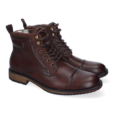 Botines de Hombre, Comodos y Elegantes, Diseño Clasico con Punta Redonda