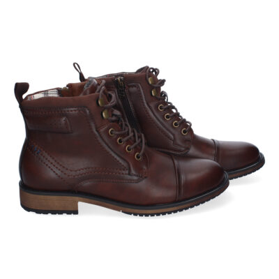 Botines de Hombre, Comodos y Elegantes, Diseño Clasico con Punta Redonda - Imagen 5
