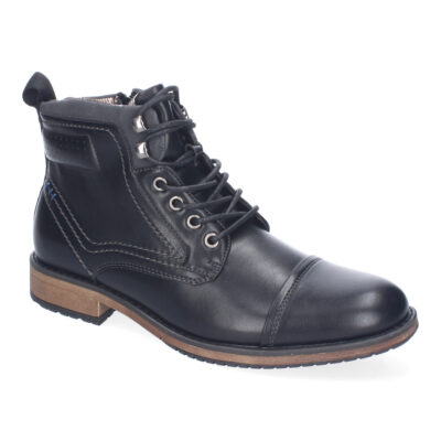 Botines de Hombre, Comodos y Elegantes, Diseño Clasico con Punta Redonda - Imagen 3