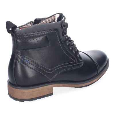 Botines de Hombre, Comodos y Elegantes, Diseño Clasico con Punta Redonda - Imagen 4