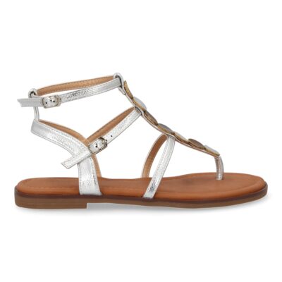 Sandalia de esclava para mujer, diseño moderno, comodo y elegante, con adornos en el empeine - Imagen 2