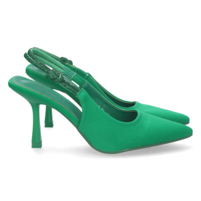 Zapato de Tacon con Talon Abierto