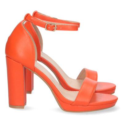 Sandalia de Tacon Ankle Strap con Hebilla