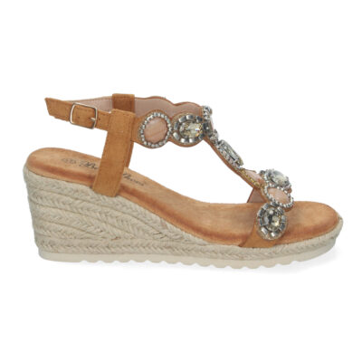Sandalias de Cuña de Yute, para Mujer, Elegantes y Cómodas - Imagen 2