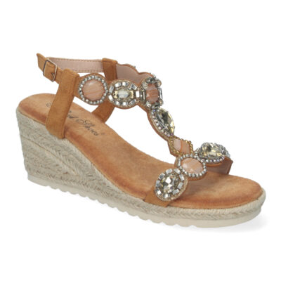 Sandalias de Cuña de Yute, para Mujer, Elegantes y Cómodas - Imagen 3