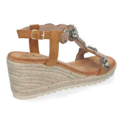 Sandalias de Cuña de Yute, para Mujer, Elegantes y Cómodas - Imagen 4