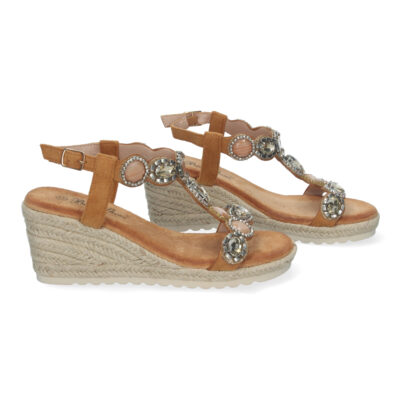 Sandalias de Cuña de Yute, para Mujer, Elegantes y Cómodas - Imagen 5