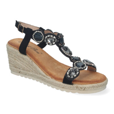 Sandalias de Cuña de Yute, para Mujer, Elegantes y Cómodas - Imagen 3