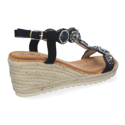 Sandalias de Cuña de Yute, para Mujer, Elegantes y Cómodas - Imagen 4