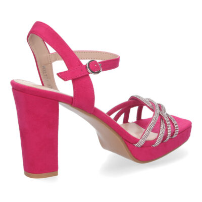 Sandalias de Mujer de Fiesta con Tacón, Adornos Brillantes - Imagen 4