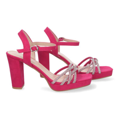 Sandalias de Mujer de Fiesta con Tacón, Adornos Brillantes - Imagen 5