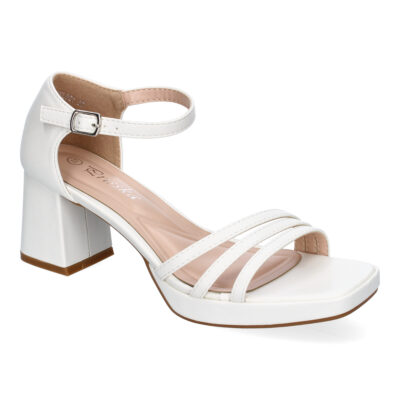 Sandalias de Tacón para Mujer, Comodas y Elegantes, Diseño Moderno con Tiras en la Pala - Imagen 3