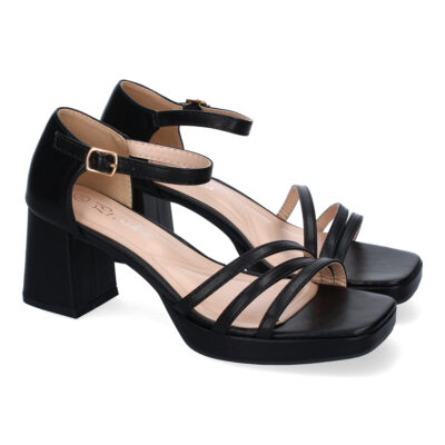 Sandalias de Tacón para Mujer, Comodas y Elegantes, Diseño Moderno con Tiras en la Pala